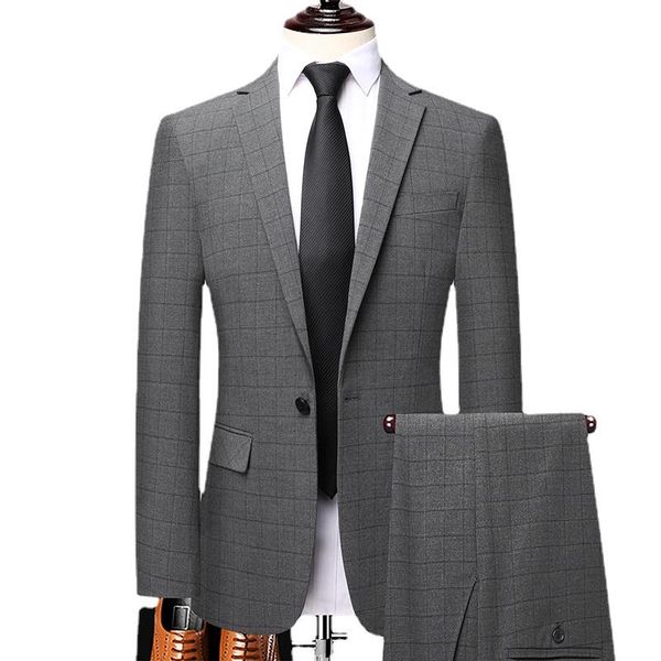 men's suits & blazers (blazer+pants) boutique casual gray plaid 2 pieces / male one button jacker coat trousers elegant man suit, White;black
men's suits & blazers (blazer+pants) boutique casual gray plaid 2 pieces / male one button jacker coat trousers elegant man suit, White;black