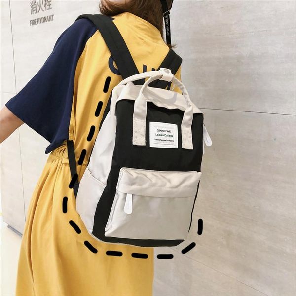 backpack korean version of the portable travel harajuku college style female junior high school student schoolbag
backpack korean version of the portable travel harajuku college style female junior high school student schoolbag