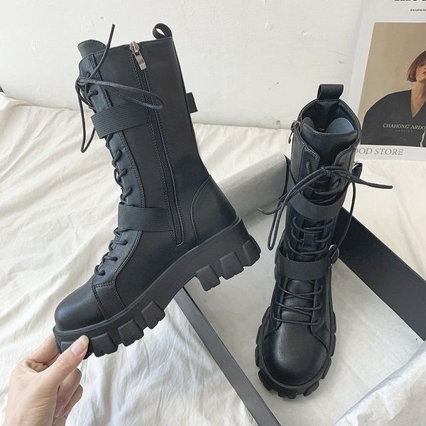boots fashion women cross strap leather high woman motorcycle ladies thick sole platform botas mujer mid-calf black fn5y
boots fashion women cross strap leather high woman motorcycle ladies thick sole platform botas mujer mid-calf black fn5y