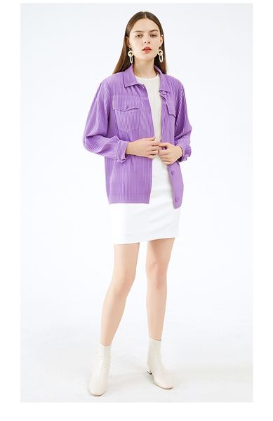 dresses pleated handmade turndown collar fish scale single breasted cardigan solid shirt, White
dresses pleated handmade turndown collar fish scale single breasted cardigan solid shirt, White