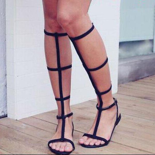sandals women black t tied strap boots open toe ankle buckle flat shoes knee high narrow band ladies gladiator
sandals women black t tied strap boots open toe ankle buckle flat shoes knee high narrow band ladies gladiator