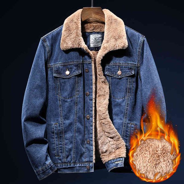 men's jackets winter warm denim jacket fashion casual fleece thicken jeans coat male brand clothes 204e, Black;brown
men's jackets winter warm denim jacket fashion casual fleece thicken jeans coat male brand clothes 204e, Black;brown