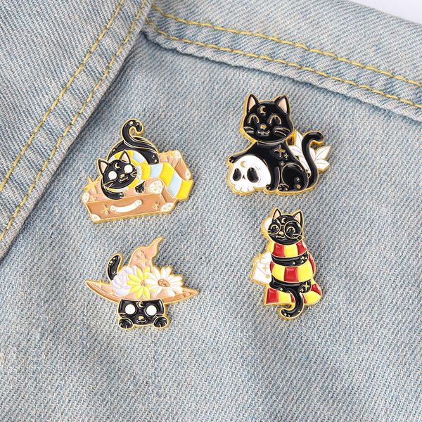 gryffindors magic cat hard enamel pin cute cartoons jackson scamander wizard black cats golden backpack pin decor unique gift, Blue
gryffindors magic cat hard enamel pin cute cartoons jackson scamander wizard black cats golden backpack pin decor unique gift, Blue