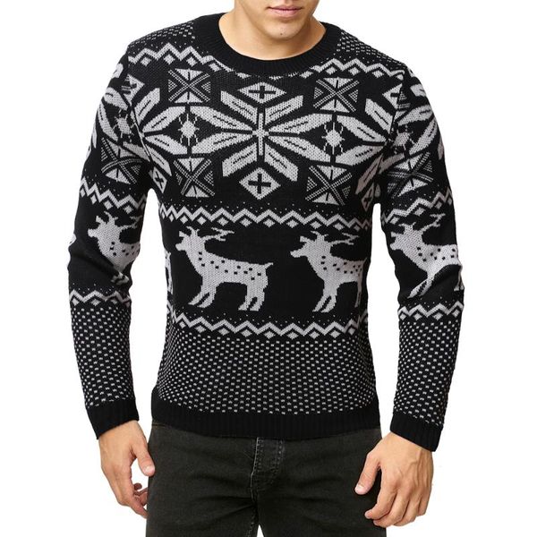 men's sweaters fawn christmas sweater xmas slim fit round neck knitted pullover jumper winter autumn men, White;black
men's sweaters fawn christmas sweater xmas slim fit round neck knitted pullover jumper winter autumn men, White;black