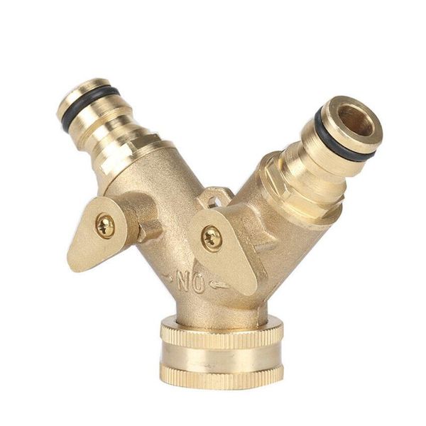 3/4 inch brass 2 way y hose tap connector garden pipe splitter - american/european thread watering equipments
3/4 inch brass 2 way y hose tap connector garden pipe splitter - american/european thread watering equipments