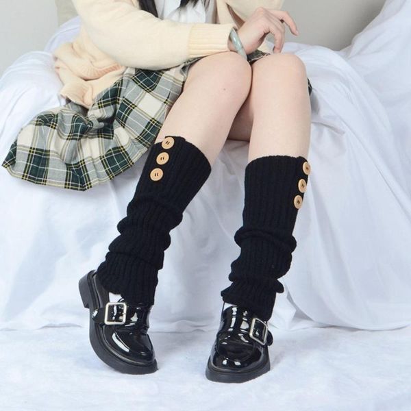 socks & hosiery girl jk knit candy color loose boot knee high stockings lolita foot cover with button, Black;white
socks & hosiery girl jk knit candy color loose boot knee high stockings lolita foot cover with button, Black;white