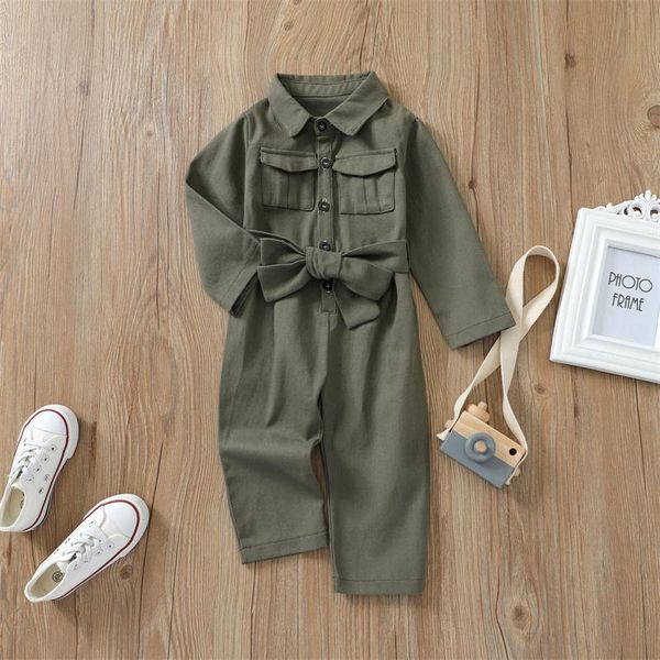 clothing sets 2021 autumn baby girls casual 2pcs clothes set solid color turn-down collar long sleeve jumpsuit + waistband, White
clothing sets 2021 autumn baby girls casual 2pcs clothes set solid color turn-down collar long sleeve jumpsuit + waistband, White