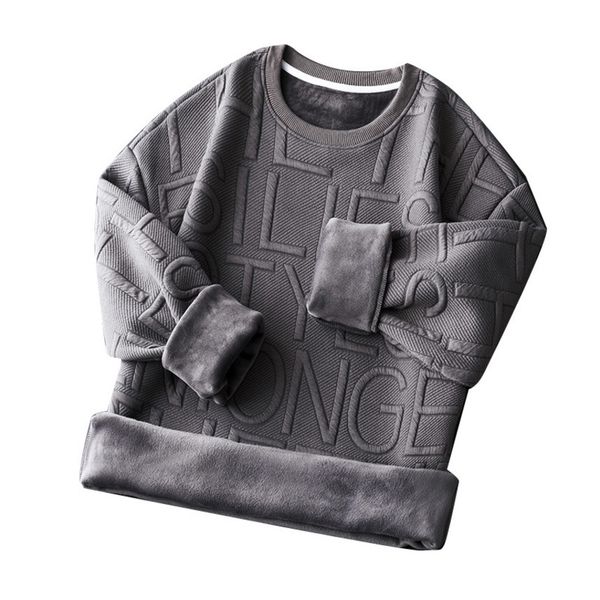 winter plush thickened warm sweater round neck pullover bottom shirt 2021 autumn men's winter cloth with plush, Black
winter plush thickened warm sweater round neck pullover bottom shirt 2021 autumn men's winter cloth with plush, Black