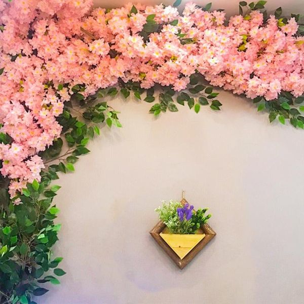 decorative flowers & wreaths 100pcs cherry blossom tree artificial 120cm silk high simulation wedding decoration home decor factory direct s
decorative flowers & wreaths 100pcs cherry blossom tree artificial 120cm silk high simulation wedding decoration home decor factory direct s