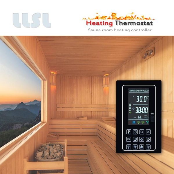 smart home control color screen multifunctional sauna steam room heating controller can be connected with external lighting, fan, etc.
smart home control color screen multifunctional sauna steam room heating controller can be connected with external lighting, fan, etc.