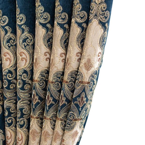 curtain & drapes european-style high-end embroidery curtains thickened chenille blackout for living room and bedroom customized products
curtain & drapes european-style high-end embroidery curtains thickened chenille blackout for living room and bedroom customized products