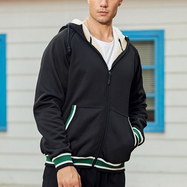men's jackets wenyujh 2021 winter hoodie jacket men zipper fleece warm hoodies mens casual loose hooded long sleeve male clothing, Black;brown
men's jackets wenyujh 2021 winter hoodie jacket men zipper fleece warm hoodies mens casual loose hooded long sleeve male clothing, Black;brown