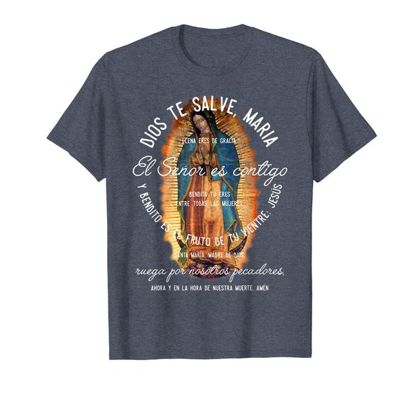 

Our Lady of Guadalupe Catholic Ave Maria Spanish Hail Mary T-Shirt, Mainly pictures