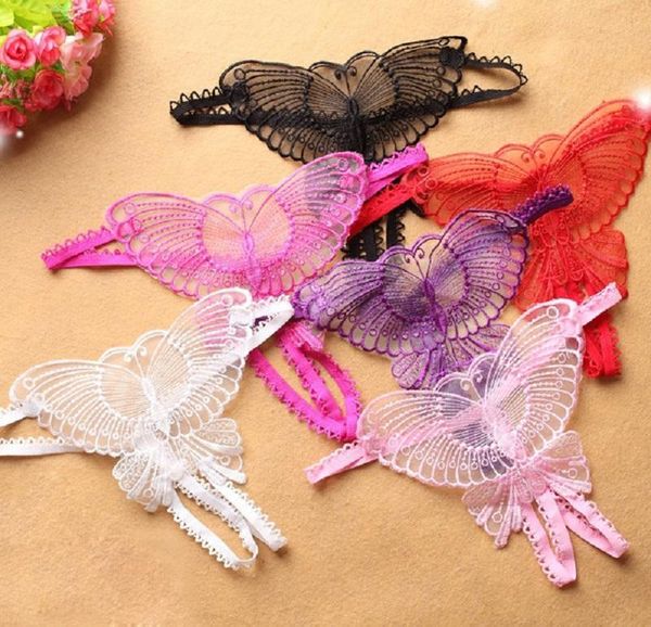 thongs women lace hollow out butterfly shaped g-string open crotch underwear lingerie panties women's, Black;pink
thongs women lace hollow out butterfly shaped g-string open crotch underwear lingerie panties women's, Black;pink