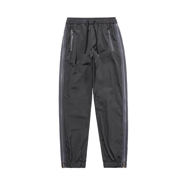 men's spring/summer harajuku side full zipper drawstring sweatpants loose casual pants solid color, Black
men's spring/summer harajuku side full zipper drawstring sweatpants loose casual pants solid color, Black
