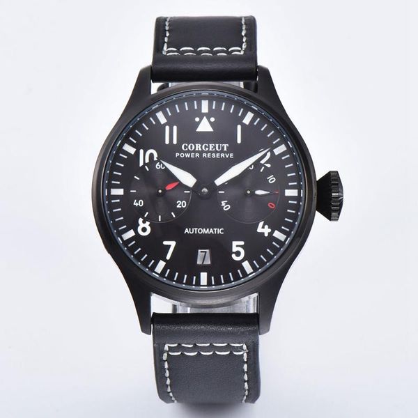 wristwatches 42mm mens automatic watch black pvd coated case dial wristwatch men luminous power reserve watches ca2032pb, Slivery;brown
wristwatches 42mm mens automatic watch black pvd coated case dial wristwatch men luminous power reserve watches ca2032pb, Slivery;brown