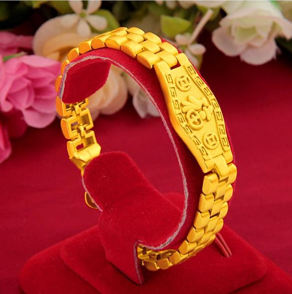 copper fu girl 24k gold plated bracelet hand chain party bracelets for women link father's gift friend, Black
copper fu girl 24k gold plated bracelet hand chain party bracelets for women link father's gift friend, Black
