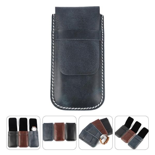 watch boxes & cases portable bag protective pocket pouch watches pockets storage bags, Black;blue
watch boxes & cases portable bag protective pocket pouch watches pockets storage bags, Black;blue