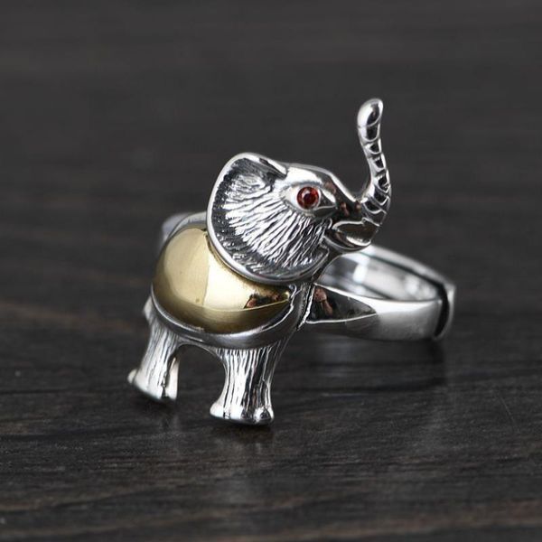 cluster rings s925 sterling silver elephant ring for women female open creative fashion jewelry gift, Golden;silver
cluster rings s925 sterling silver elephant ring for women female open creative fashion jewelry gift, Golden;silver