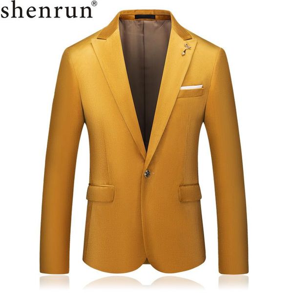 men's suits & blazers shenrun suit jacket autumn winter dutch velvet yellow blazer slim fit groom jackets business party prom s, White;black
men's suits & blazers shenrun suit jacket autumn winter dutch velvet yellow blazer slim fit groom jackets business party prom s, White;black