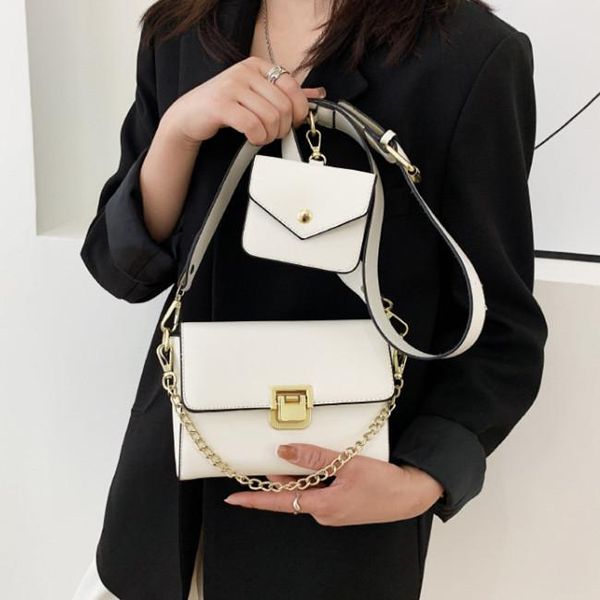 evening bags fashion chain women shoulder bag luxury designer wide strap female flap messenger pu ladies handbag and purse 2 pcs sets
evening bags fashion chain women shoulder bag luxury designer wide strap female flap messenger pu ladies handbag and purse 2 pcs sets