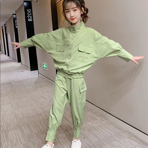 girls sets autumn new teen girl pure color bat sleeve jacket+button pants 2pcs set outfits kids suit clothing 10 12 14t 0926, White
girls sets autumn new teen girl pure color bat sleeve jacket+button pants 2pcs set outfits kids suit clothing 10 12 14t 0926, White