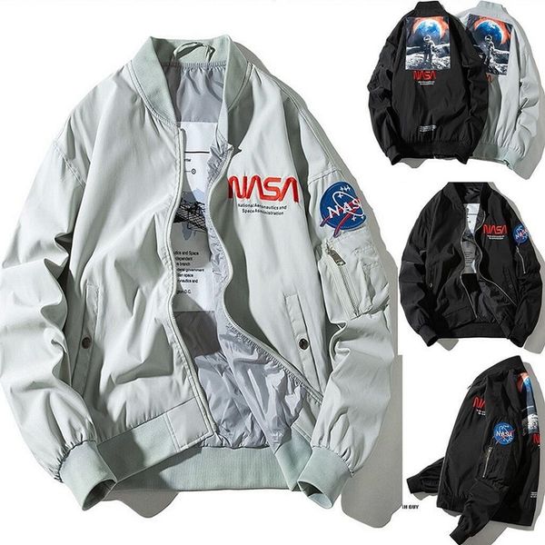 Mens coats Digner NASA et Clothing Flight Pilot men ets Bomber Windbreaker winter warm Thick Baseball coat hip hop streetwear plus size, Black;brown
Mens coats Digner NASA et Clothing Flight Pilot men ets Bomber Windbreaker winter warm Thick Baseball coat hip hop streetwear plus size, Black;brown
