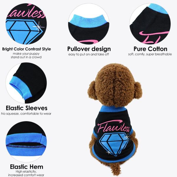dog apparel spring autumn winter clothes pure cotton t-shirts printed pet keep warm shirts for small medium large do
dog apparel spring autumn winter clothes pure cotton t-shirts printed pet keep warm shirts for small medium large do