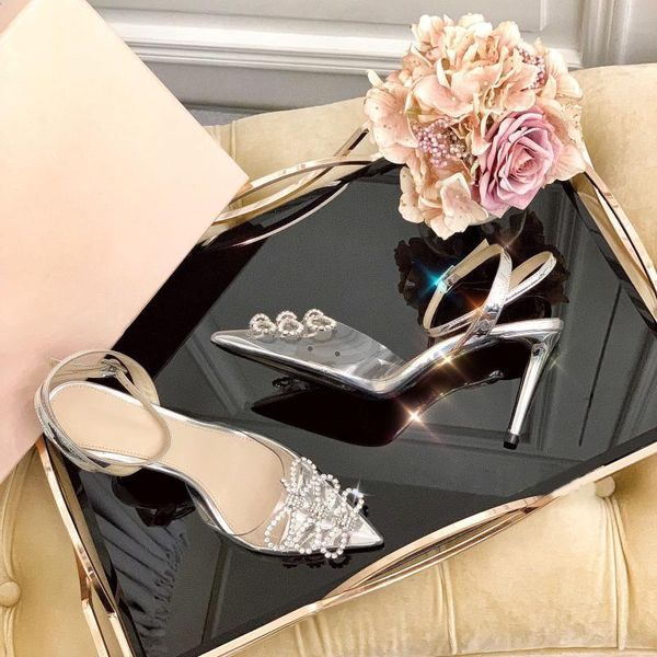 dress shoes woman sandals butterfly-knot high heels pointed toe women summer rhinestones transparent pvc, Black
dress shoes woman sandals butterfly-knot high heels pointed toe women summer rhinestones transparent pvc, Black