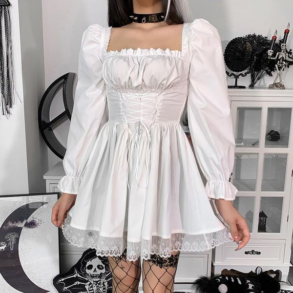 casual dresses fall dress fashion lolita party long puff sleeve patchwork lace woman a-line girl cute female, Black;gray
casual dresses fall dress fashion lolita party long puff sleeve patchwork lace woman a-line girl cute female, Black;gray