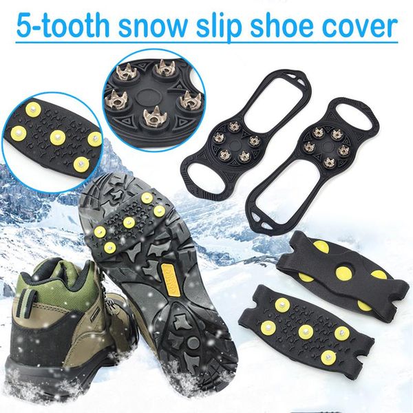 cords, slings and webbing 5 tooth ice snow gripper climbing non slip spikes grip crampon cleats stud shoes cover spring claw
cords, slings and webbing 5 tooth ice snow gripper climbing non slip spikes grip crampon cleats stud shoes cover spring claw