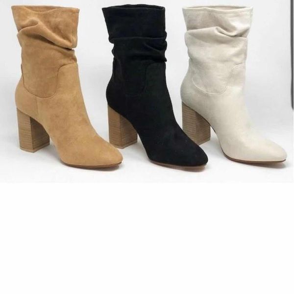 boots high-heeled shoes large size thick heel medium 2021 women's fashion suede, Black
boots high-heeled shoes large size thick heel medium 2021 women's fashion suede, Black