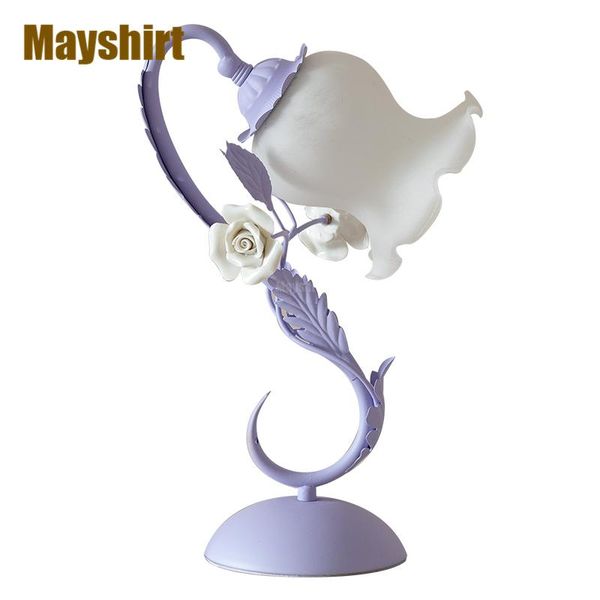 table lamps korean ceramic rose flower modern purple nightstand lamp bedside bedroom stand light fixtures girls room home decor
table lamps korean ceramic rose flower modern purple nightstand lamp bedside bedroom stand light fixtures girls room home decor