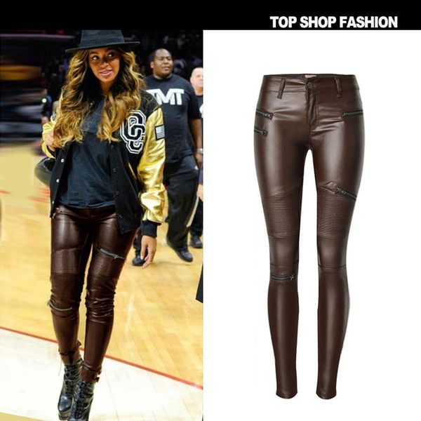 fashion womens imitation leather elastic skinny jeans moto multi zipper denim pants casual slim push up femme women's, Blue
fashion womens imitation leather elastic skinny jeans moto multi zipper denim pants casual slim push up femme women's, Blue