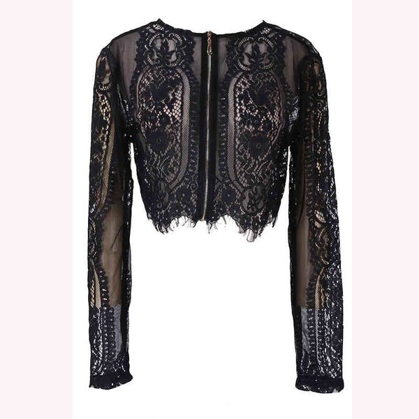 summer black lace spring women hollow out shirt long sleeve blouse office lady, White
summer black lace spring women hollow out shirt long sleeve blouse office lady, White