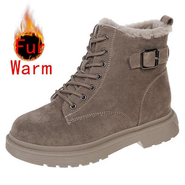 boots snow women ankle winter warm fur shoes for australia square heel designed lace up ladies, Black
boots snow women ankle winter warm fur shoes for australia square heel designed lace up ladies, Black