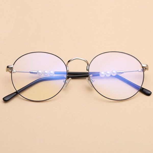 fashion sunglasses frames lady pearl eyeglass frame retro myopic large circular art tidal optical mirror, Black
fashion sunglasses frames lady pearl eyeglass frame retro myopic large circular art tidal optical mirror, Black