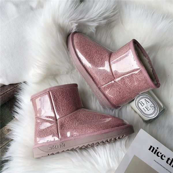 boots designer fashion luxury candy color ankle women waterproof rain snow winter plush warm clear platform flat shoes m6-73, Black
boots designer fashion luxury candy color ankle women waterproof rain snow winter plush warm clear platform flat shoes m6-73, Black