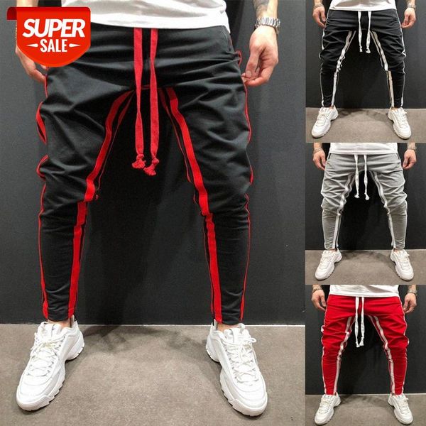 european and american men's casual fitness stitching zipper leg sports trousers #ju8i, Blue
european and american men's casual fitness stitching zipper leg sports trousers #ju8i, Blue