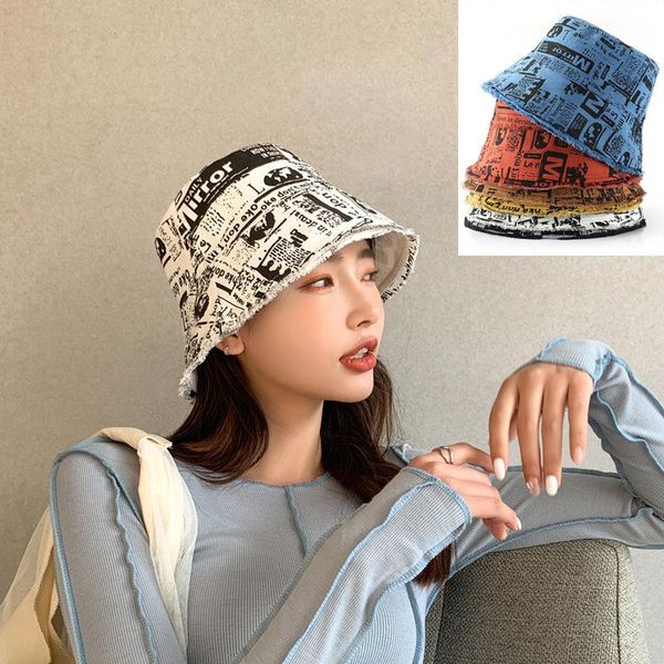 wide brim hats bucket for women letter printed distressed fisherman hat korean outdoor sun shade caps street hip hop girl's visors cap, Blue;gray
wide brim hats bucket for women letter printed distressed fisherman hat korean outdoor sun shade caps street hip hop girl's visors cap, Blue;gray