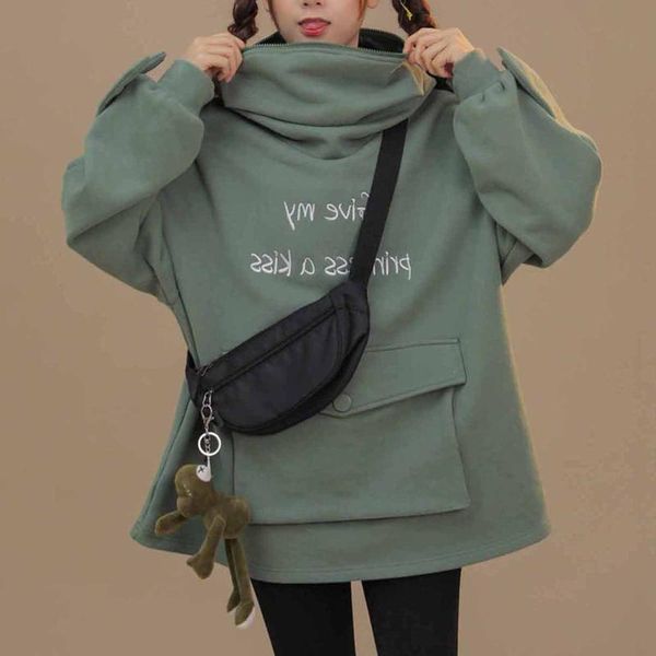 women's hoodies & sweatshirts women creative stitching three-dimensional cute design animal pullover pocket loose winter sweatershirt, Black
women's hoodies & sweatshirts women creative stitching three-dimensional cute design animal pullover pocket loose winter sweatershirt, Black