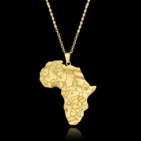 pendant necklaces stainless steel africa map for women men charms choker gold/silver/black color clavicle chain jewelry gift
pendant necklaces stainless steel africa map for women men charms choker gold/silver/black color clavicle chain jewelry gift