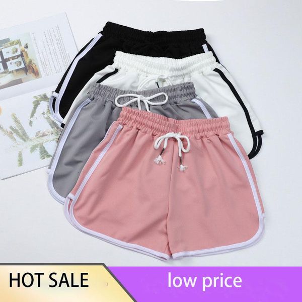 women's shorts summer sports high waist drawstring breathable quick-drying casual beach gym jogging fashion, White;black
women's shorts summer sports high waist drawstring breathable quick-drying casual beach gym jogging fashion, White;black