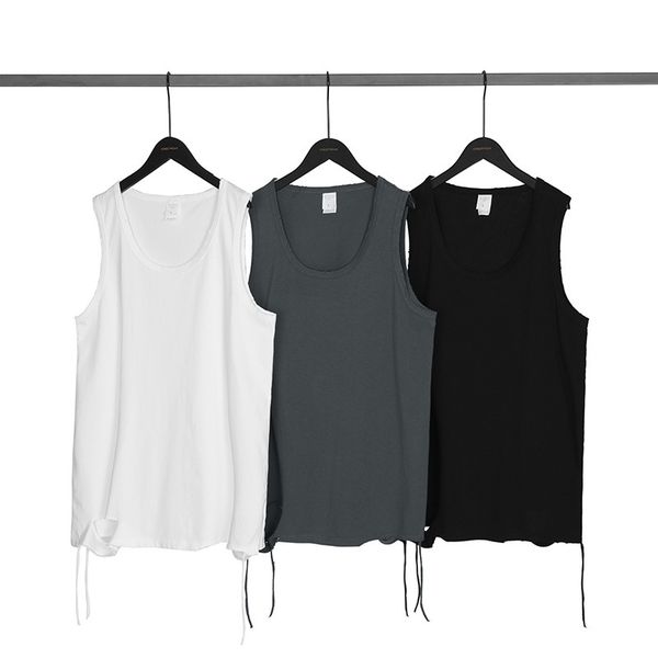 gaojiechao brand oversize wide swing split cut men's and women's bottom washing vest online, White;black
gaojiechao brand oversize wide swing split cut men's and women's bottom washing vest online, White;black