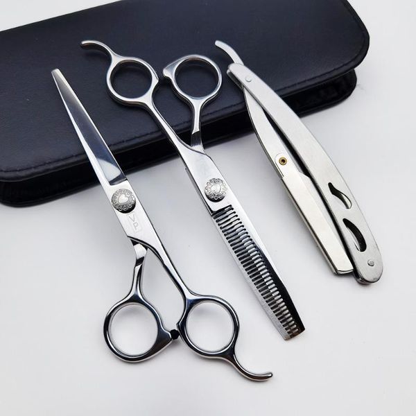 hair scissors 6.0" 440c professional cutting shears thinning hairdressing razor combs haircut set
hair scissors 6.0" 440c professional cutting shears thinning hairdressing razor combs haircut set