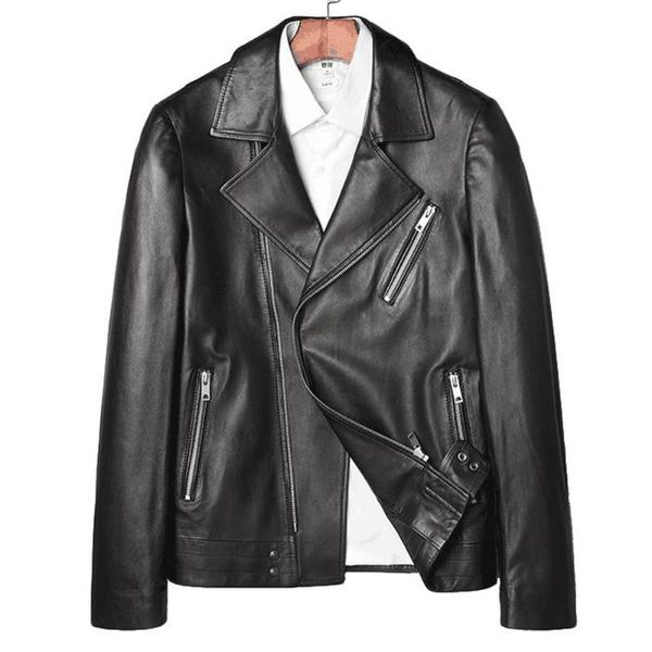 real sheepskin fashion leather coat suit collar man black jacket men natural overcoat men's & faux
real sheepskin fashion leather coat suit collar man black jacket men natural overcoat men's & faux