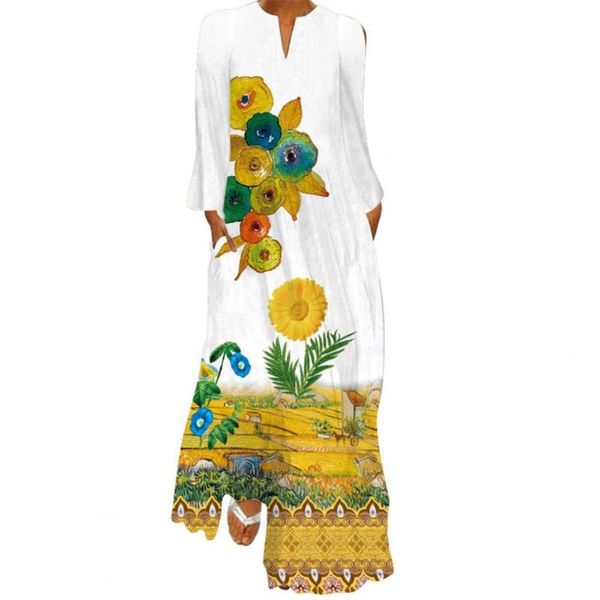 casual dresses lady boho midi dress long sleeve bohemian style butterfly floral print for stage show party streetwear, Black;gray
casual dresses lady boho midi dress long sleeve bohemian style butterfly floral print for stage show party streetwear, Black;gray