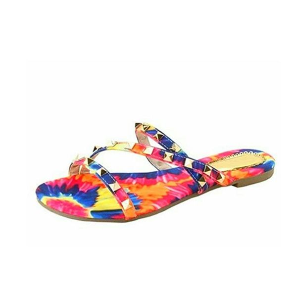 slippers summer 2021 women rivet metal colour woman slide print peep toe flat shoes female fashion ladies beach big size, Black
slippers summer 2021 women rivet metal colour woman slide print peep toe flat shoes female fashion ladies beach big size, Black