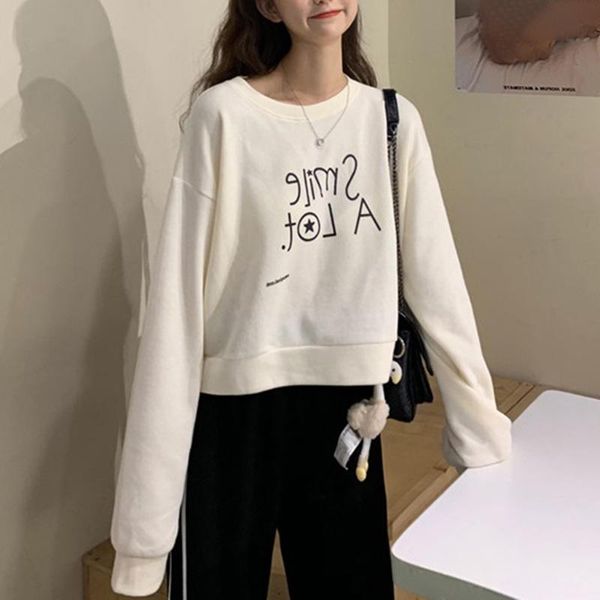 womail shirts women long sleeve fashion letter printed solid spring o neck blouse casual sweet plus size shirt -2xl women's blouses, White
womail shirts women long sleeve fashion letter printed solid spring o neck blouse casual sweet plus size shirt -2xl women's blouses, White