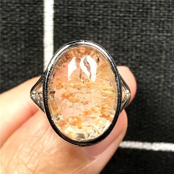 cluster rings 20x15mm real natural ghost phantom quartz crystal ring jewelry for woman lady man love beads garden silver adjustable, Golden;silver
cluster rings 20x15mm real natural ghost phantom quartz crystal ring jewelry for woman lady man love beads garden silver adjustable, Golden;silver